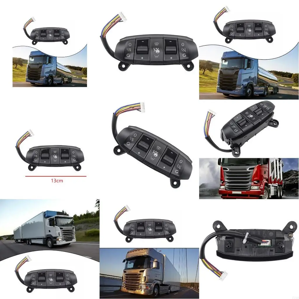 

2545507 2980504 Car Steering Wheel-Cruise Control Switches Button for Truck Multifunction Steering Wheel Switches 72XB