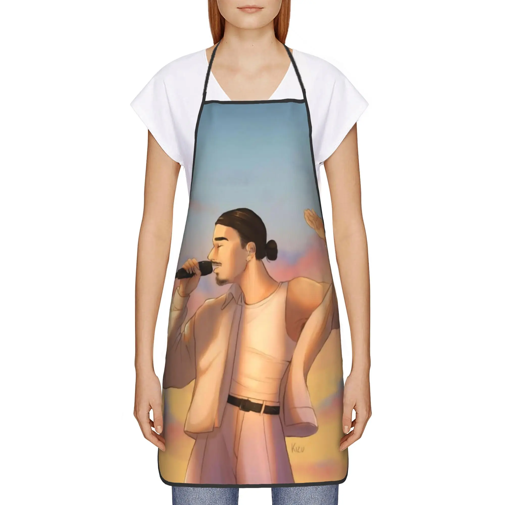 PIERRE GARNIER EVERY SECOND  Apron  Cooking Cute Kitchen Accessories Manicure Restraunt Aprons without Pocket