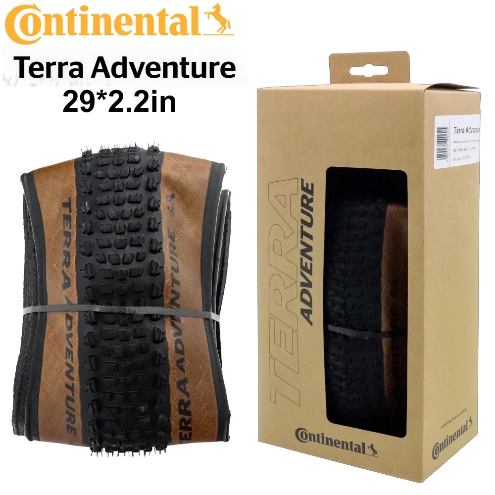 

CONTINENTAL Terra Adventure Trail Grip TUBELESS TIRE MTB 29x2.2in TLR E-25 Складная шина 29 дюймов MTB Бескамерная XC TIre Прозрачная