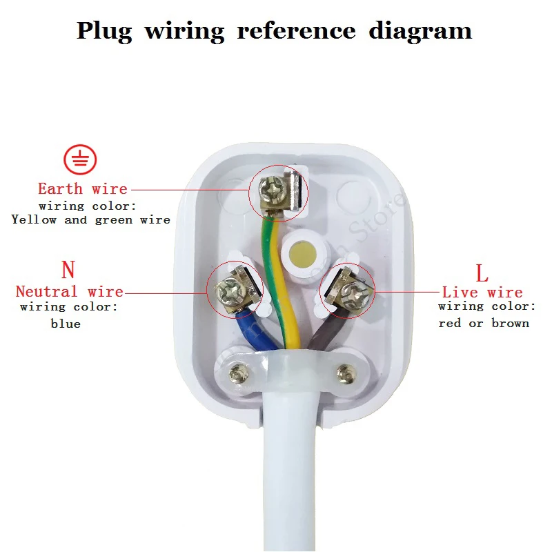 AU CN Power Plug 10A 16A 250V AC Electrical Power Rewireable Plug Male Adaptor Extension Cord Cable Detachable