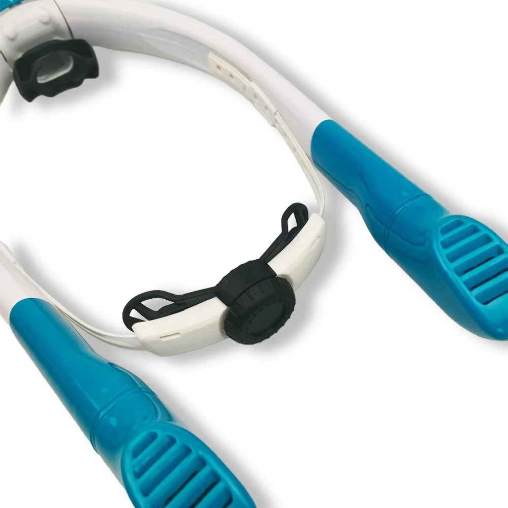 Trockenschnorchel zum Tauchen für Erwachsene mit Spritzschutz und Oberventil – Supernova Dry – Detail 3