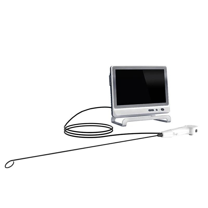 Cystoscope disposable digital flexible ureteroscopy  system with touch screen