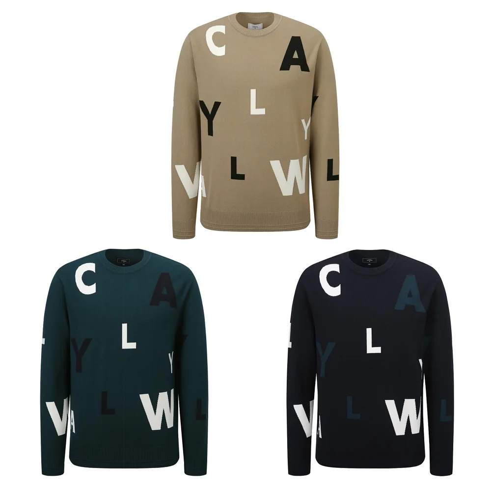 CALLAWAY Ultimate Enjoyment! Trendy Brand Men's Knitted Sweaters! Luxurious Autumn Style, Comfortable Fabrics, New Golf Style!