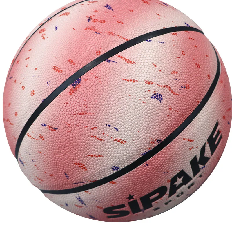 SIPAKE バスケットボール サイズ 7 公式認定競技バスケットボール PU 標準ボール メンズ レディース トレーニングボール チーム