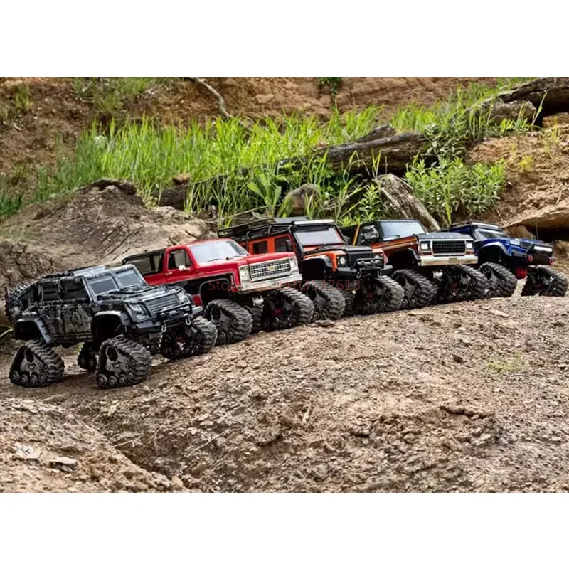 Traxxas TRX4 لاند روفر لاندروفر لتسلق السيارة إطارات الثلج ملحقات ترقية ، المسار الأصلي ، #2.1