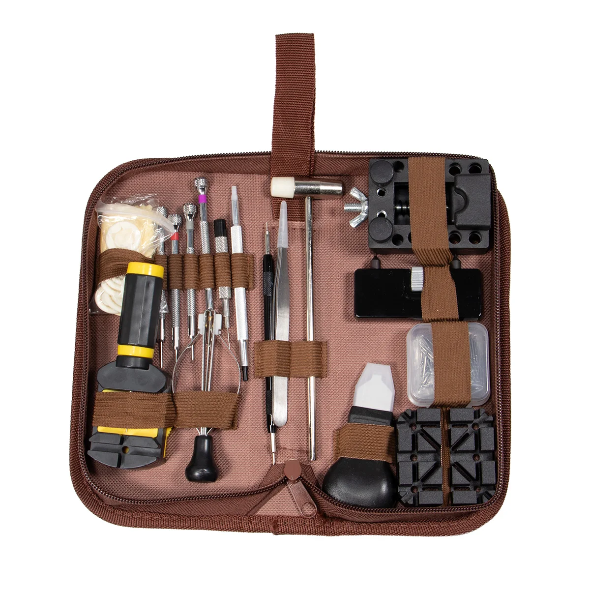 Watch Opener Repair Tool Kit Clock Pry Knife Screwdriver Pin Hammer Set Watchmaker Watch Maintenance Remove Strap Repair Kit