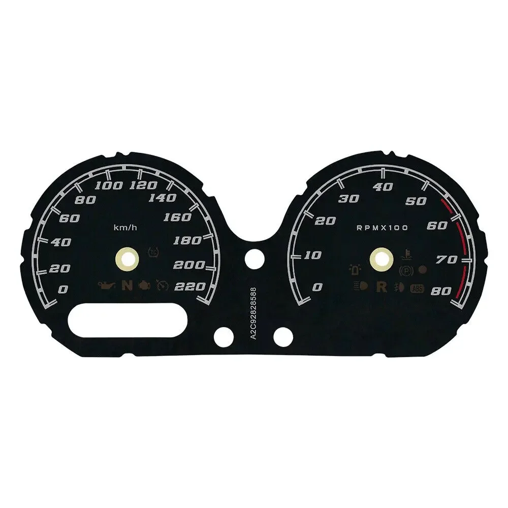 

Dials Face for Harley Street Glide Electra Glide Speedometer KMH Gauges Black