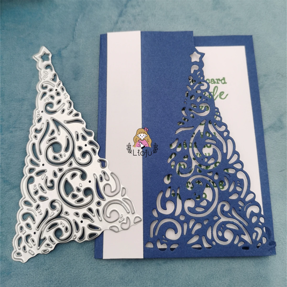 Weihnachts baum Kiefer Metall Schneidwerk zeuge für Scrap booking Prägung dekorative Handwerk DIY Papier karten neu