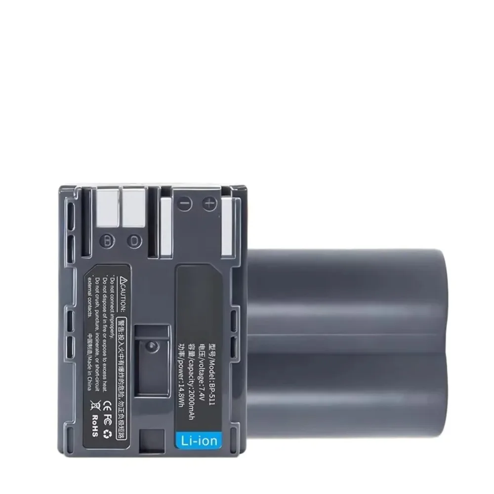 BP-511A 2000mAh 7.4V High-Quality Replacement Camera Battery For Canon EOS 5D 10D 20D 30D 40D 50D 300D PowerShot G1 G2 G3 G5 G6