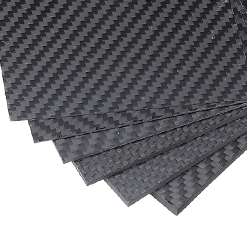 Ultra Light 3K Plain Glossy Aerospace Grade Carbon Fiber Panel High Strength Anti-Corrosion Wholesale Industrial Board