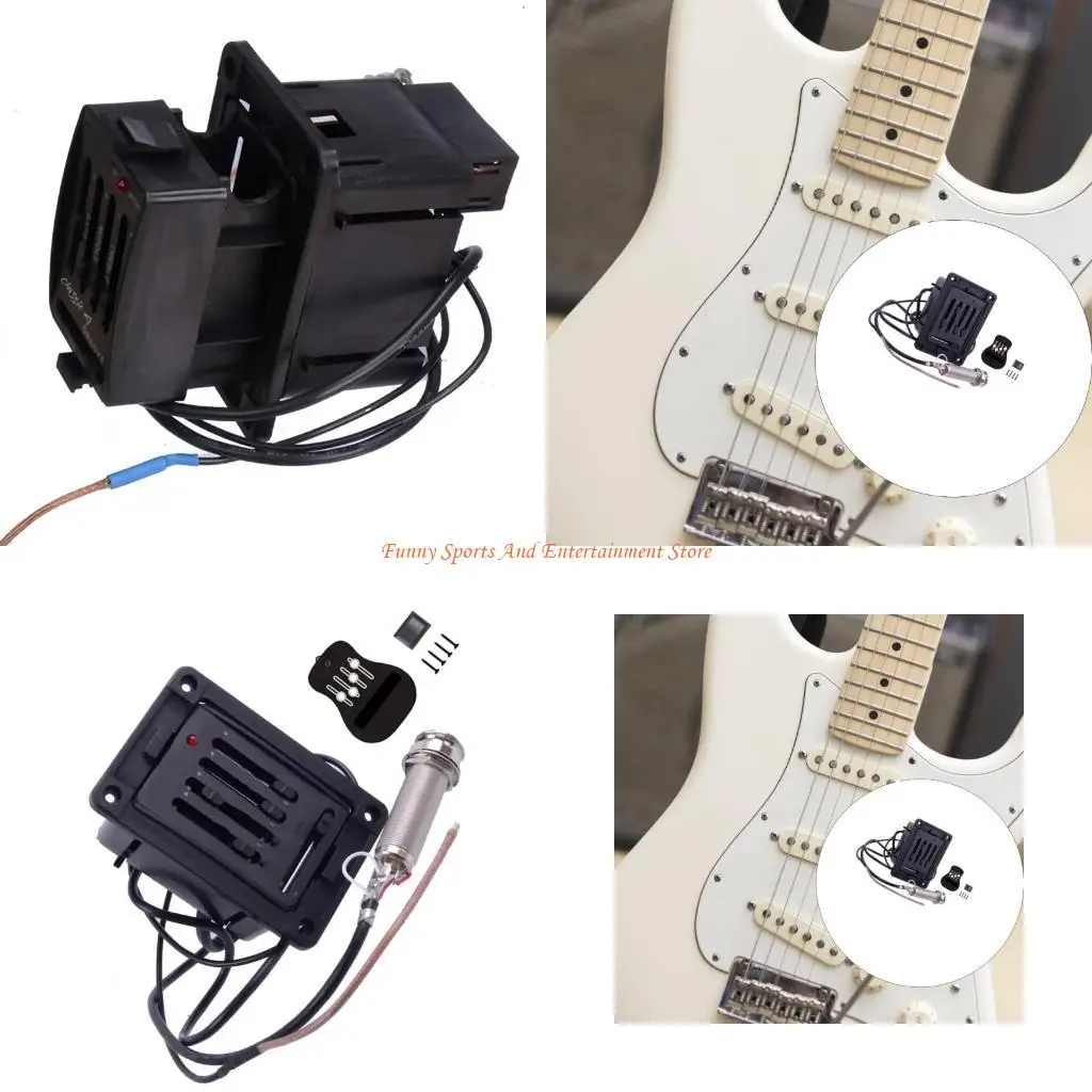 

Акустический звукосниматель C4DE Plug Play с обновленным активным режекторным фильтром предусилителя и увеличенным сроком службы