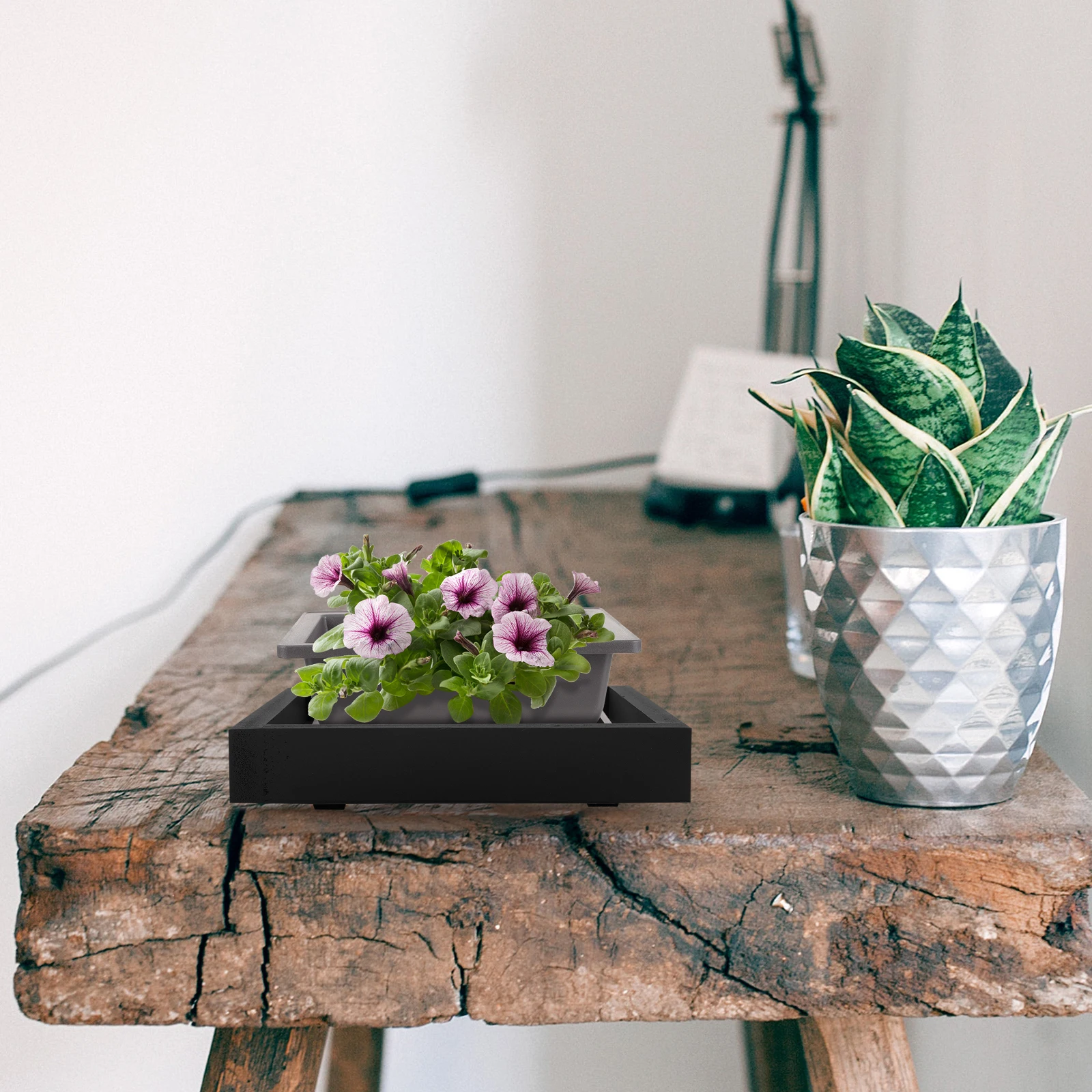 

Practical Flower Pot Saucer Wear-Resistant Plastic Tray Collects Excess Water Soil Gardening Accessory