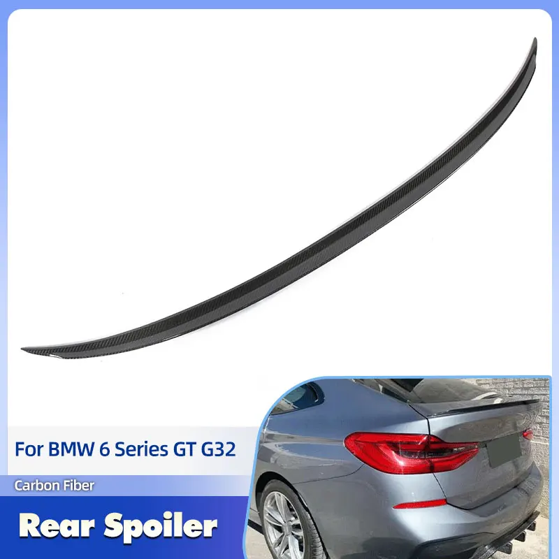 

Car Rear Trunk Spoiler Wings Full Carbon Fiber for BMW 6 Series GT G32 2017-2022 Racing Rear Spoiler Boot Wing Lip Body Kit