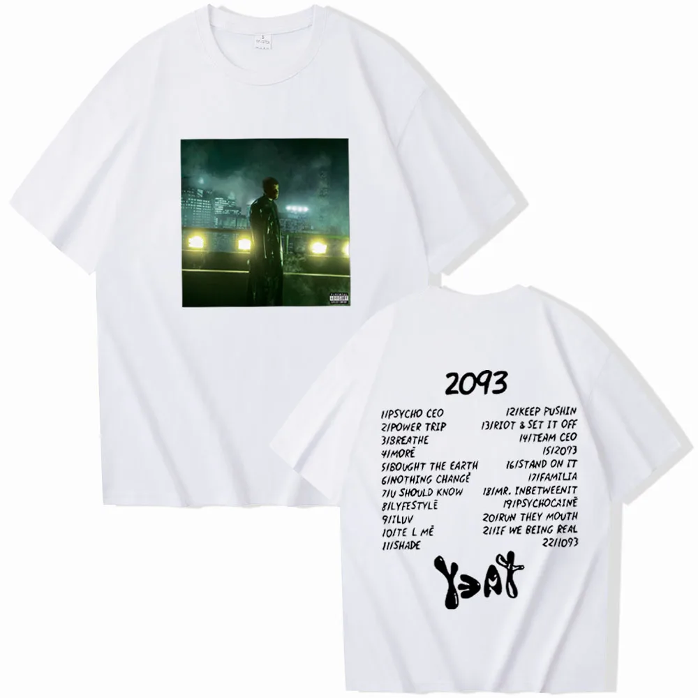 Yeat Shirt Yeat 2093 Album Shirt Yeat Music Tour Gift for Yeat Fan Unisex O-Neck Short Sleeve Shirts