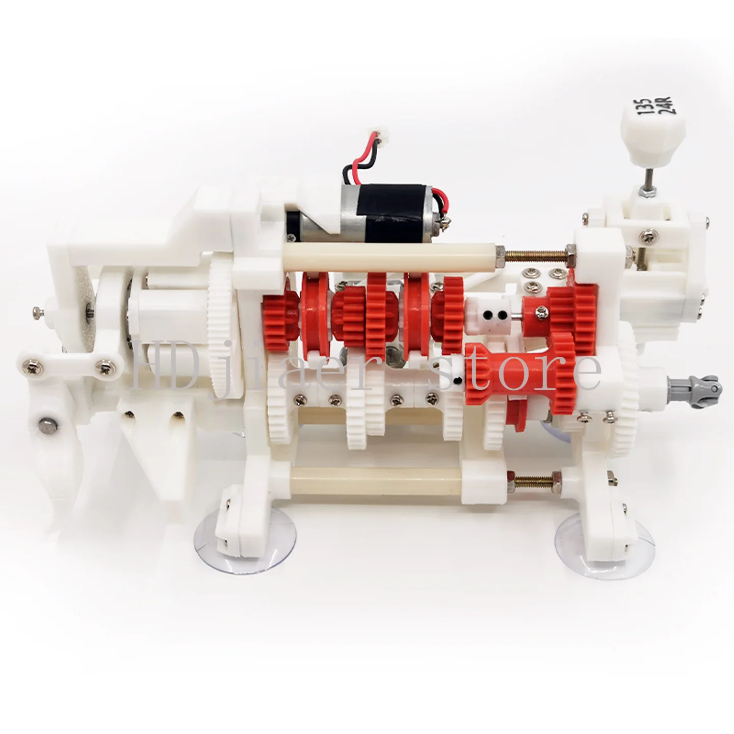 3D Printing Gears - نموذج ديناميكي لناقل حركة يدوي للسيارات