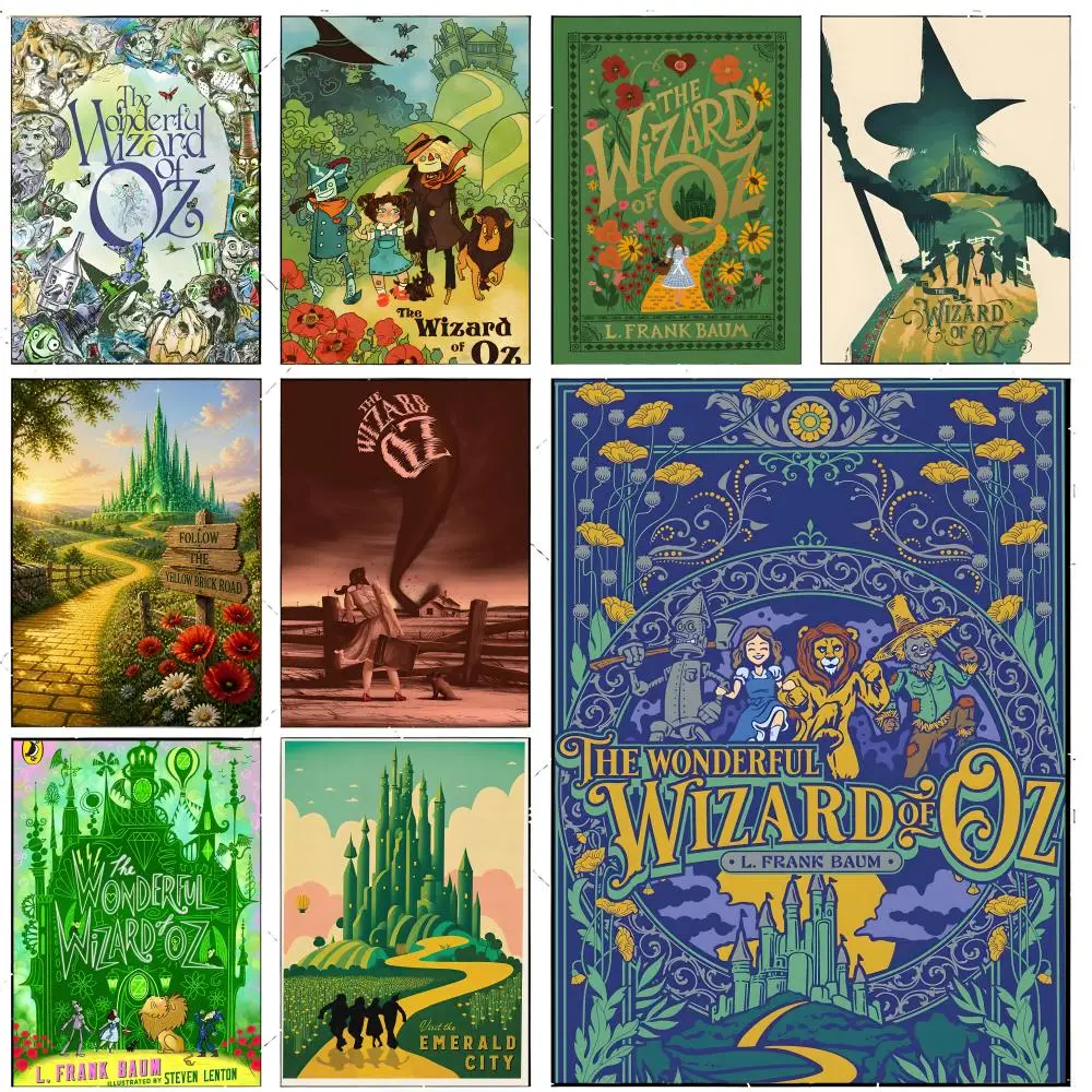 fantasy adventure tale T-The Wonderful Wizard of Oz Poster Premium Decor Art & Gift for Household Lounge Home Ornaments