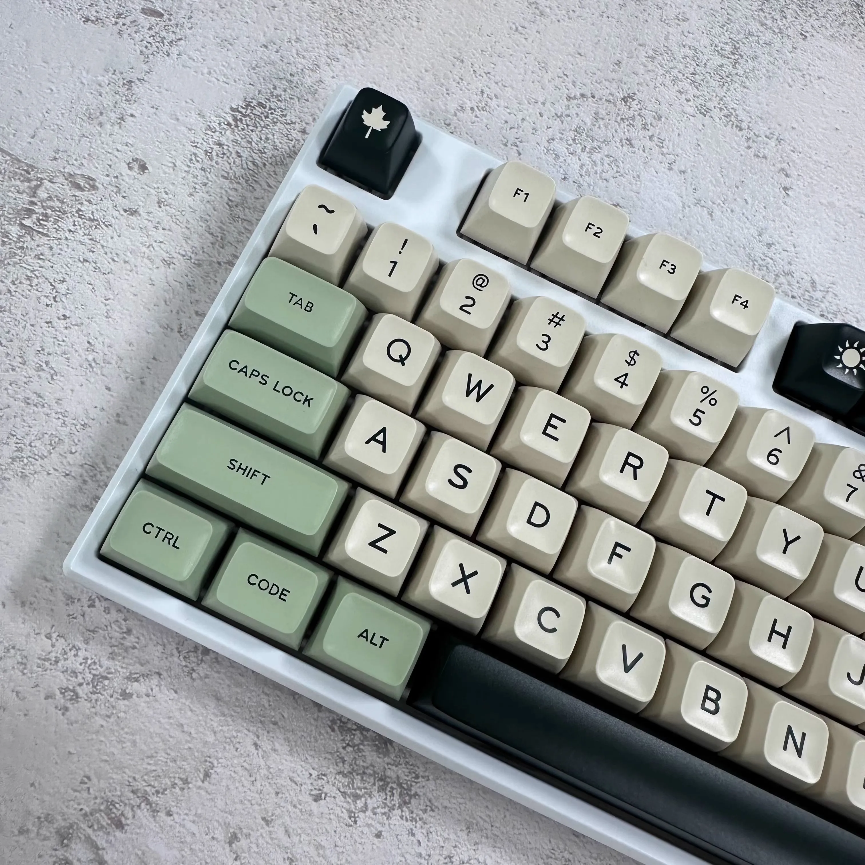 173 Keys Matcha Keyboard Keycap SA Profile ABS Double Shot Keycaps for Cherry Gateron MX Switches Mechanical Gamer Keyboard