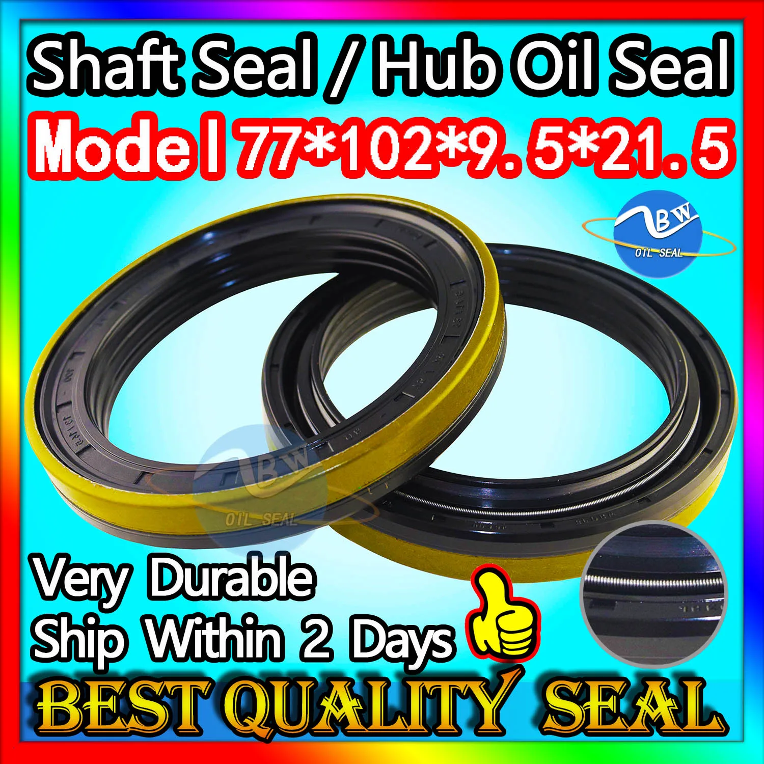 Cassette Oil Seal 77*102*9.5*21.5 Hub Oil Sealing For Tractor Cat 77X102X9.5X21.5 Gearbox Framework Oil proof Dustproof Mend