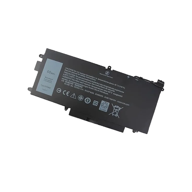 High Quality K5XWW Laptop Battery For Dell Latitude 7390 2in1 7389 5289 7.6V 7500mAh Long Lasting Battery view 2
