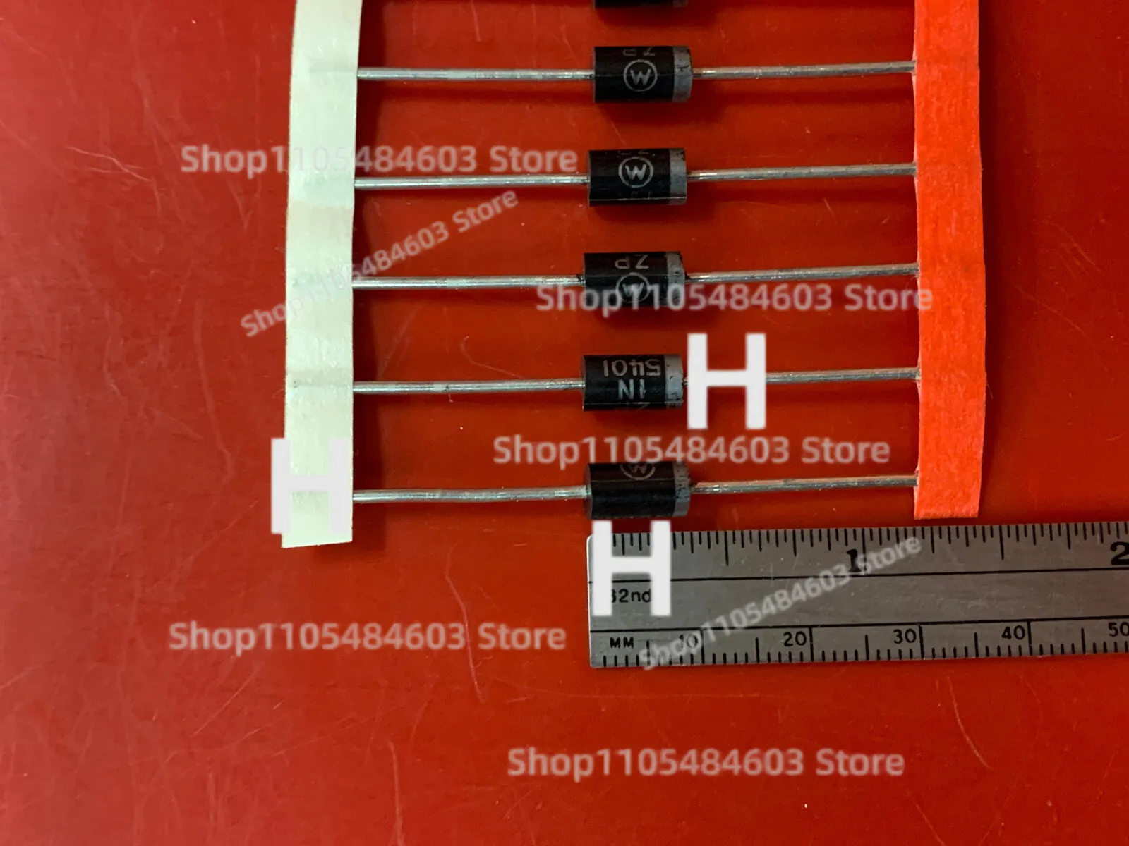 10x 1N5401 FOR MOTOROLA DIODE GEN PURP 100V 3A AXIAL IN5401