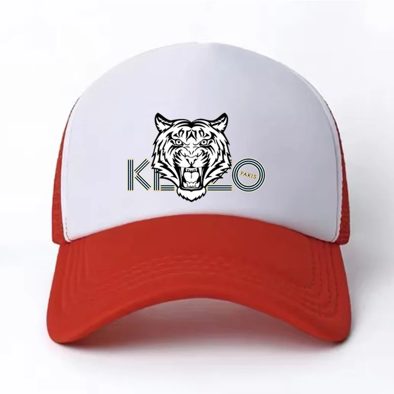 Topi harimau kasual anak laki-laki perempuan, 6-15 tahun remaja hadiah topi matahari merek olahraga bisbol 58CM luar ruangan perjalanan pesta topi trendi modis