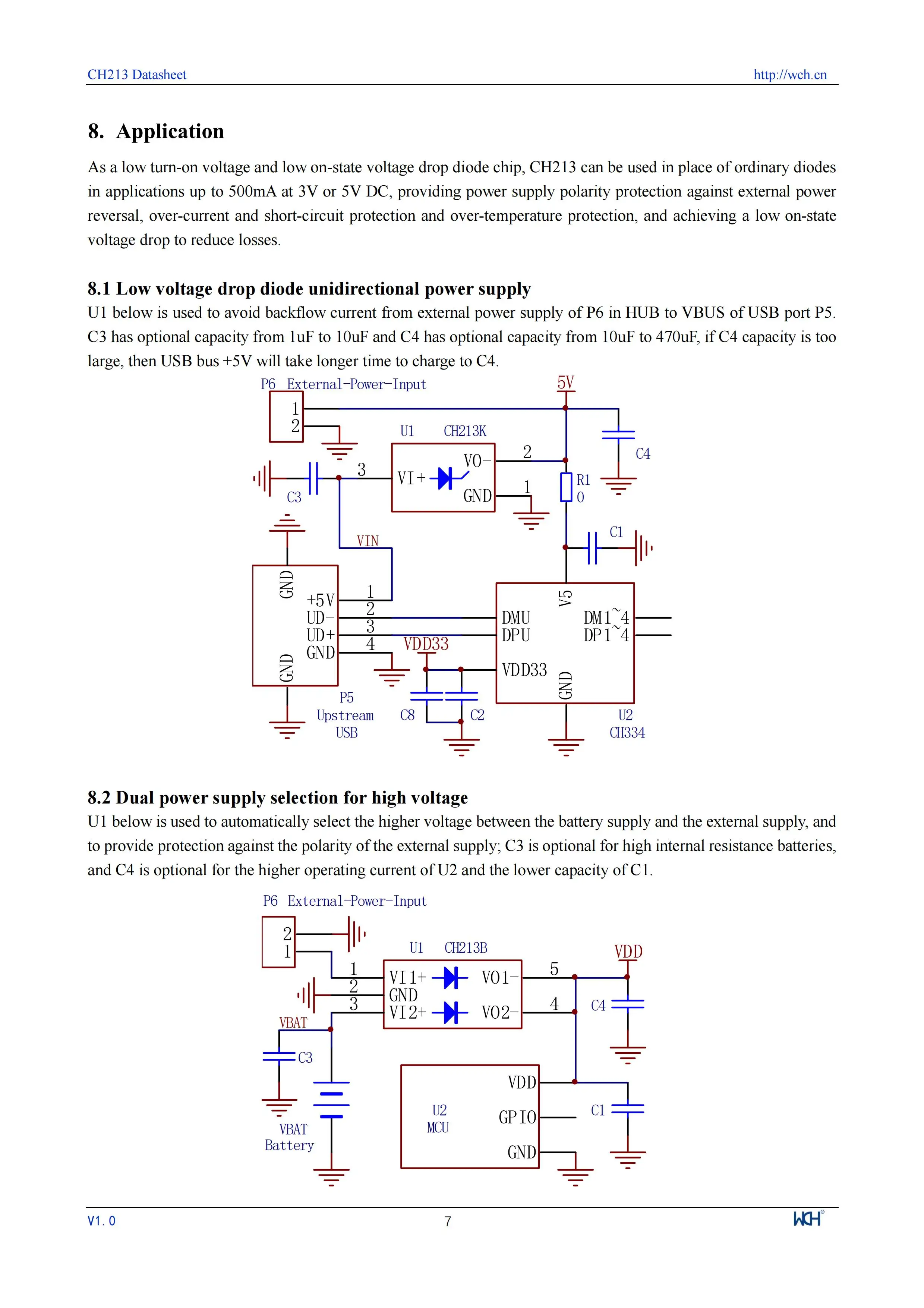 5v 0,5 ein niedriger Spannungs abfall Dioden chip ch213 mit Strom begrenzung funktion 50 teile/los – Detail 7