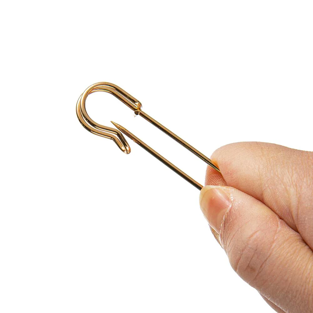 20pcs Heavy Duty Large Safety Pins for Clothes for Clothes, Ideal for Leather Canvas and Wool, Sharp Tip for Secure Hold Brooch