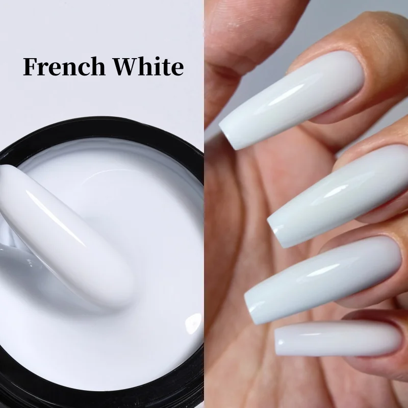 MSHARE 50ml Baby Pink Builder Nails Gel Hema Tpo Free Gel Nail Construction Self Leveling Gel for Nail Extension UV Led image 3