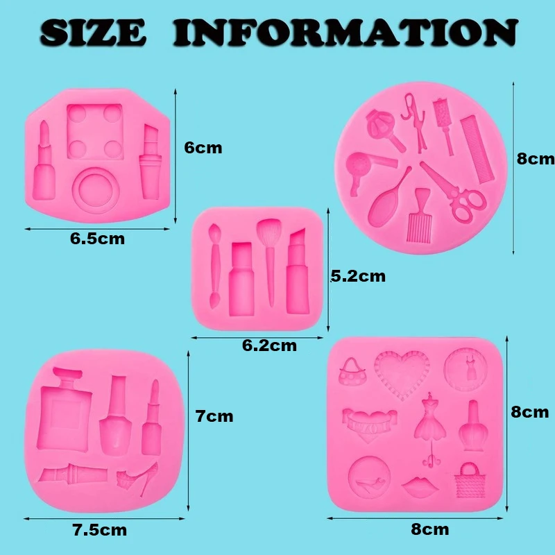メイクツール,シリコン型,リップスティック,香水,メイクツール,ケーキの形,チョコレート粘土,ジュエリー樹脂型