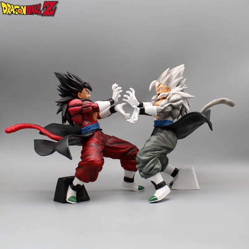 

26cm Dragon Ball Qz Super Four Vegito Super Five White Hair Sun Goku Collectible Pvc Figure Toy Model Desktop Decoration Gift