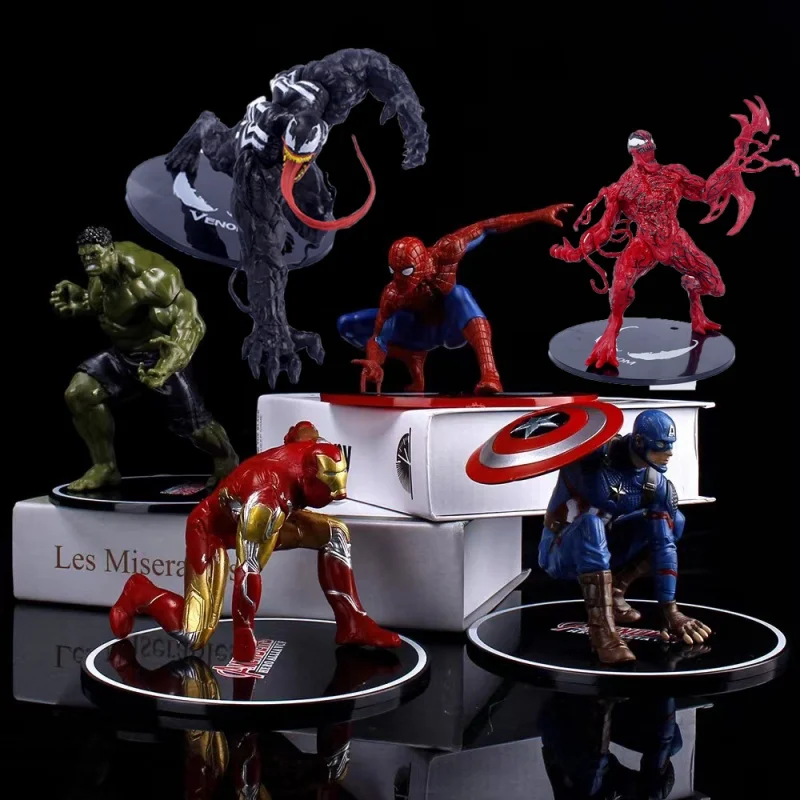 Disney ZD Original Marvel Avengers Iron Man Spider Man Thor Captain America Hulk War Machine Action Doll Street Sale