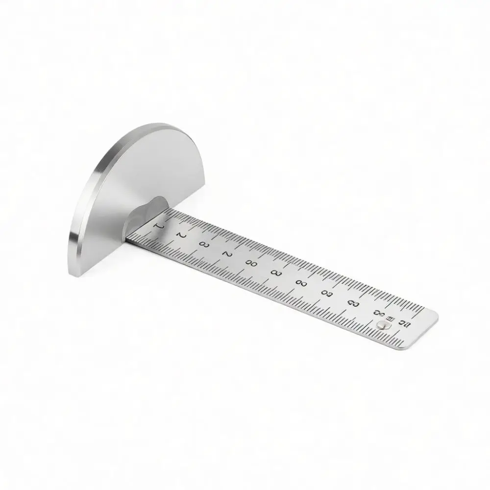 Heavy Duty Magnetic Tile Gauge Stainless Steel Leveling Ruler Flooring Installation Tool For Construction Accuracy Layout