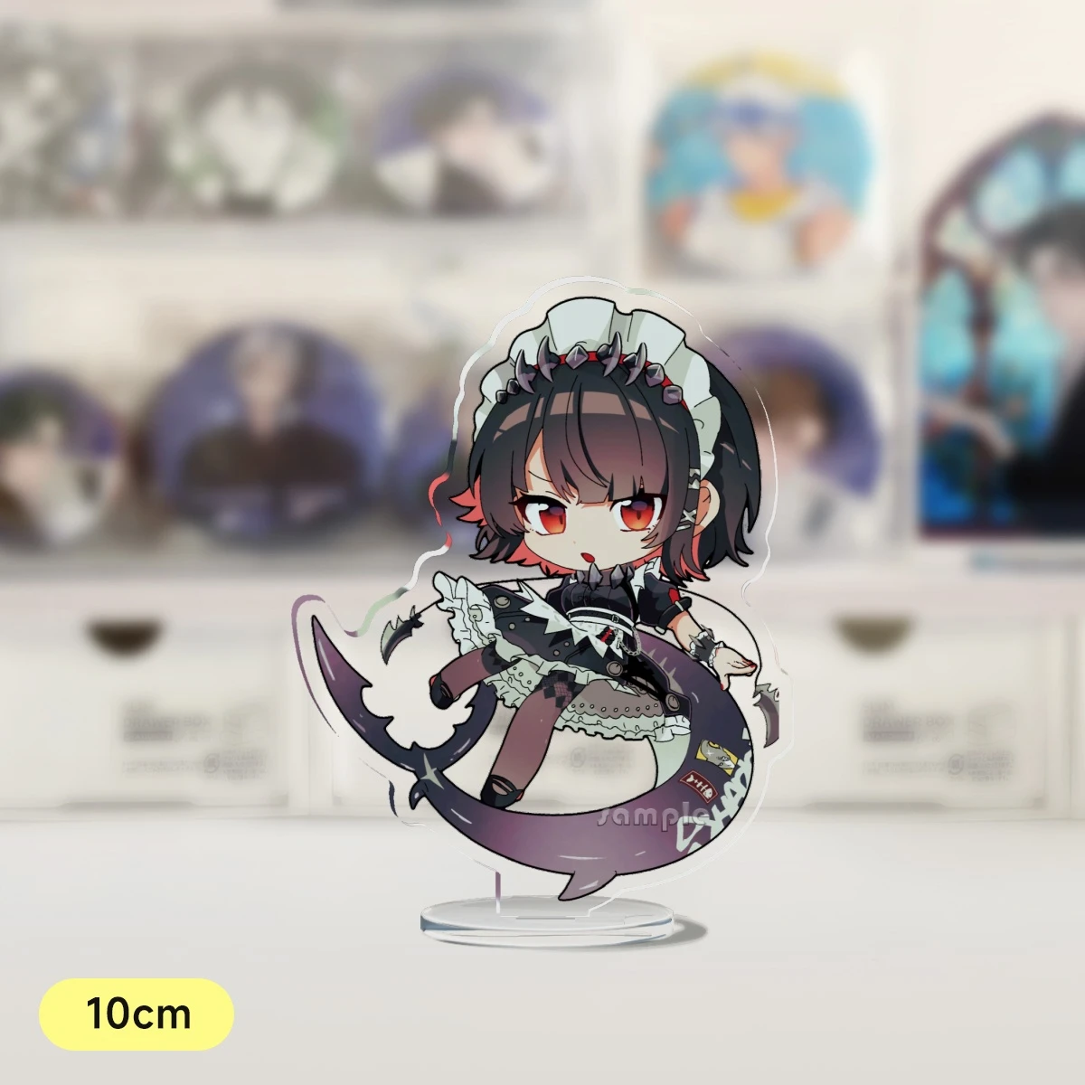 ZZZ Anime Zenless Zone Zero Acrylic Standee & Keychain – Fanmade Ellen Shark Girl Figure Desk Display هدية عيد الميلاد القابلة للجمع