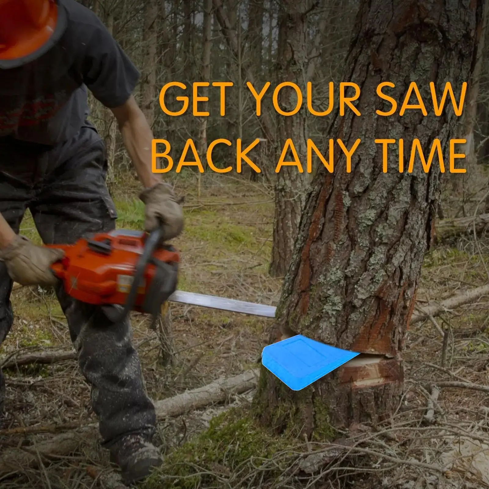 Tree Cutting Wedges 6-inch Security Portable Chainsaw Wedges Logging Tools Equipment Guide Trees Safely To Ground Chainsaw