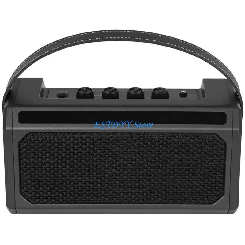 G6DE Guitar Amplifier with Drum Machine 5 Tones Portable Type C Charging Design