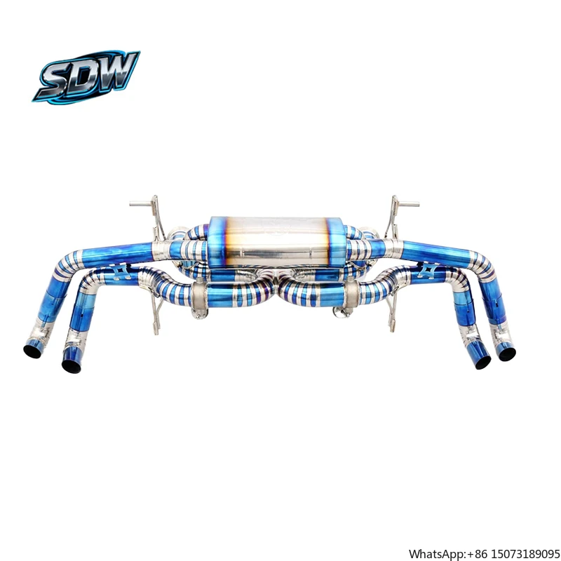 

Титановая выхлопная система с клапанами для Huracan Aventador Urus Gallardo 5.2L 6.5L V12 Performance System