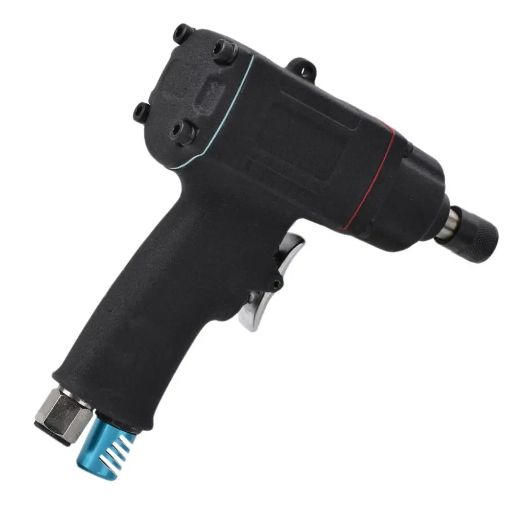Pistol Grip Air Screwdrivers for 8mm-10mm Screws ,8000 Rpm, 180 Nm Industrial 1/4" Air Impact Screwdriver 7 Piece Air   Kit