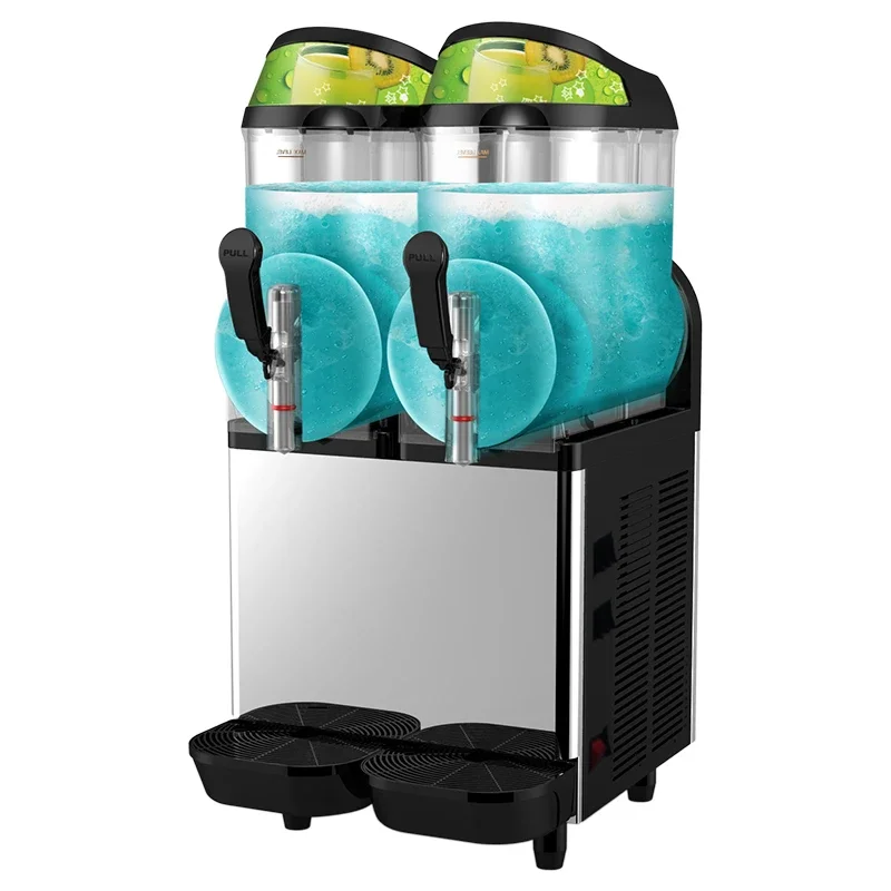 

Commercial XC224A double cylinder juicer beverage machine cold drink machine slush smoothie