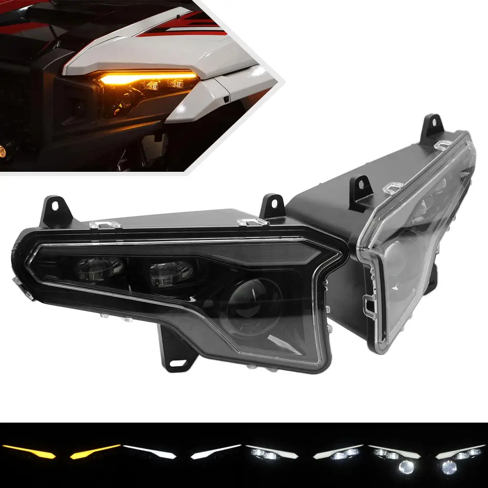 

For Polaris XPEDITION ADV XP 2024-2026 LED Headlight Turn Signal Lamp Running Lights Headlamp Waterproof SxS/UTV Accessories