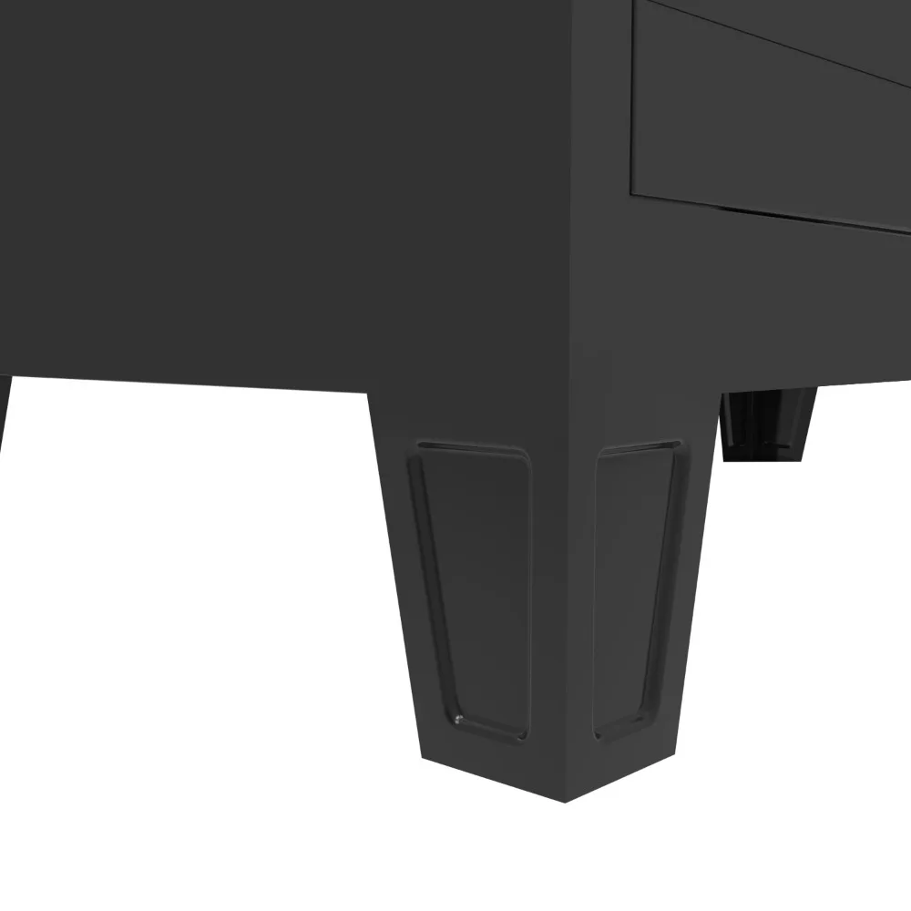 2 باب 2 درج خزانة خزانة تخزين متعددة الوظائف مع