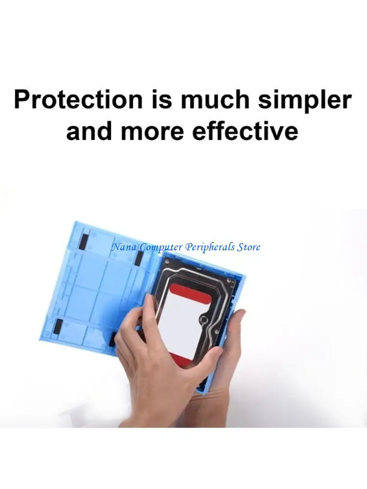 

F68C Hard Drive Case for 3.5inch HDD SSD Portable Hard Drive Carrying Protective Storage Box Antistatic Shockproof Case