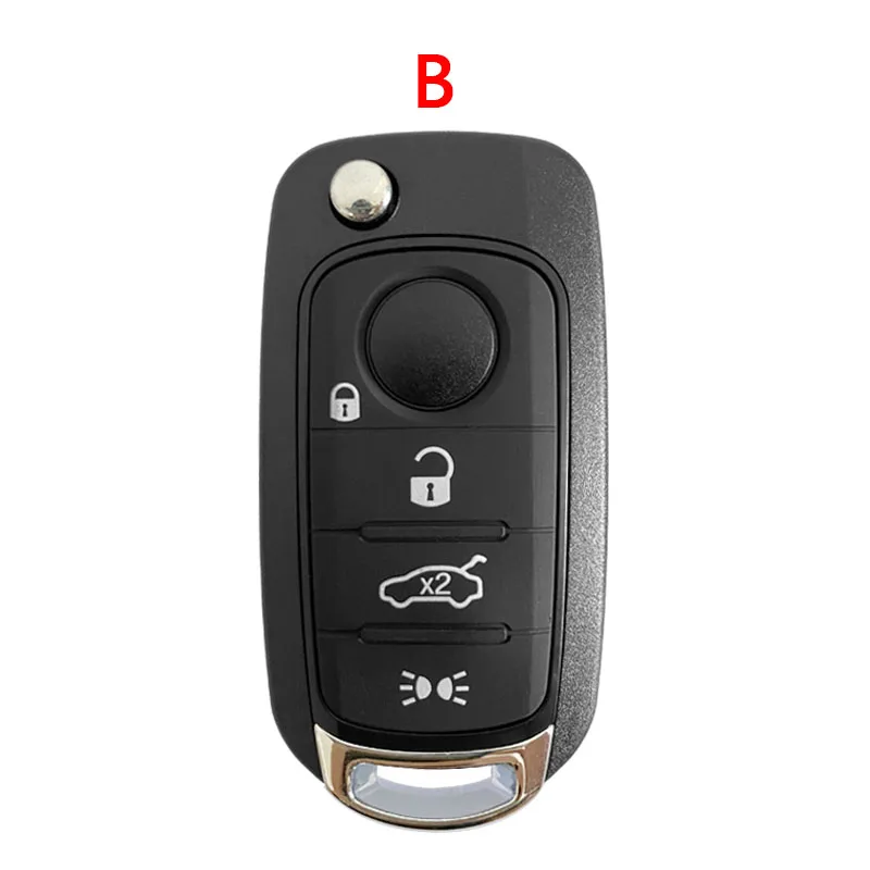 CN017009 Flip Key for Fiat Egea tipo 500 500X 3Buttons 434MHz Megamos 88 AES VIRGIN Blade SIP22 Model: I6FA