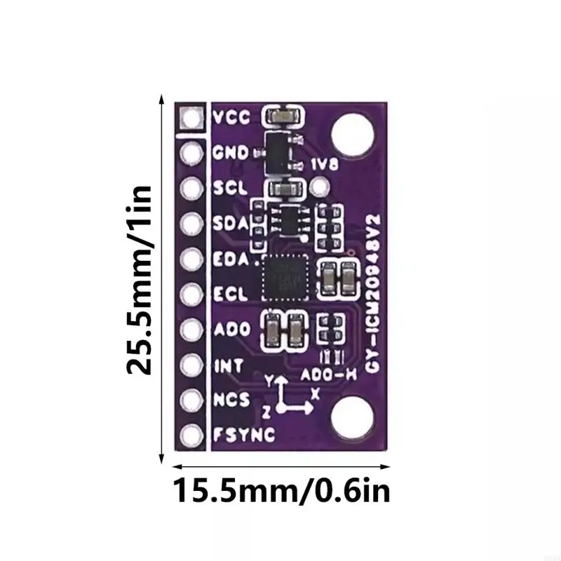 Q84A AR IMU Sensors Mô-đun 9DOF cảm biến Nine-ax cảm biến từ tính