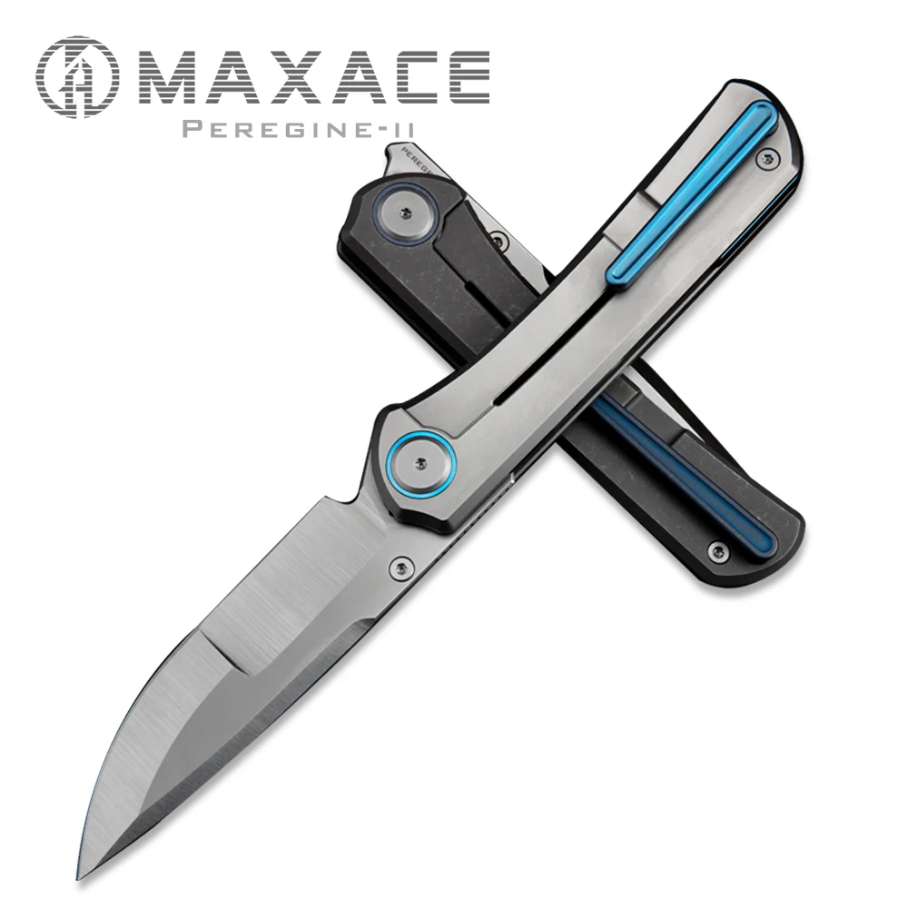 Maxace Peregrine-II Folding knife pocket knife camping portable outdoor fruit knife Survival Self-defense Collection And Gift