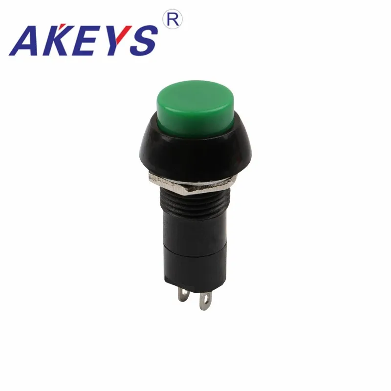 10PCS PS-305/PS-19 2 pin round head emergency stop switch 250v Home Appliance button switch