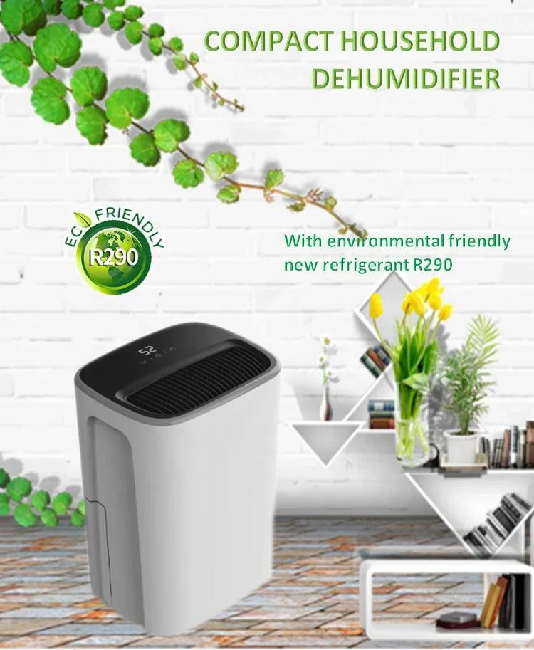 strong wind instant cooling laundry 10L designed LED display R290 portable deshumidificador electric home dehumidifier