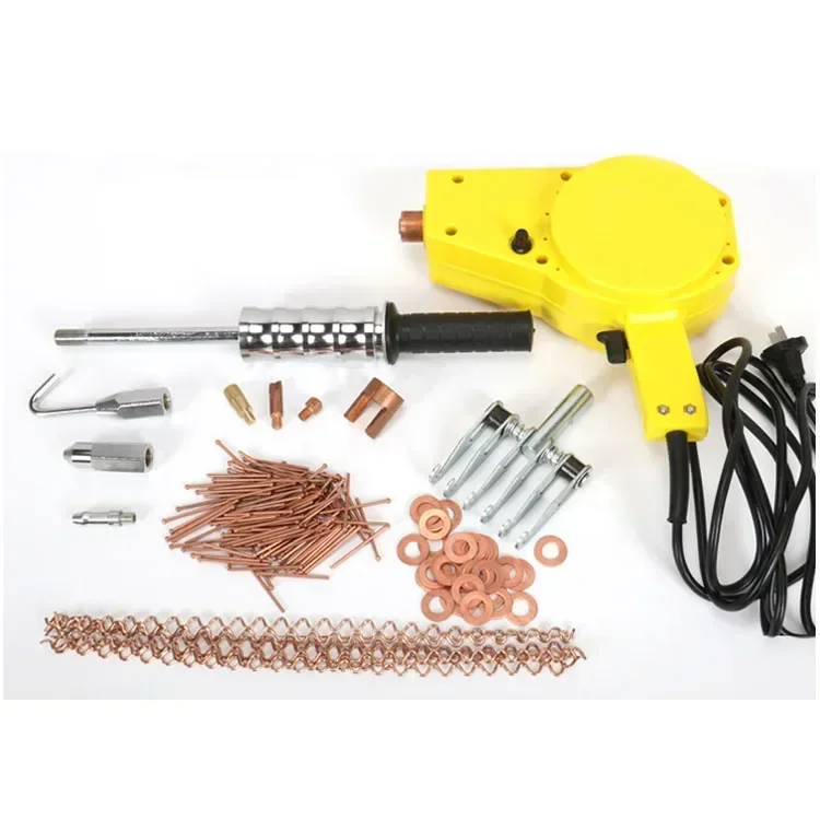 Portable Stud Welder Dent Repair Kit for Auto Body, 110V/220V Stud Car Dent Puller Stud Welding Tool Set
