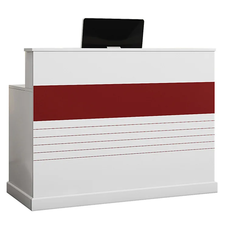 Modern Retail Wooden Boutique Clothes Store Cash Register Reception Desks Cashier Counter