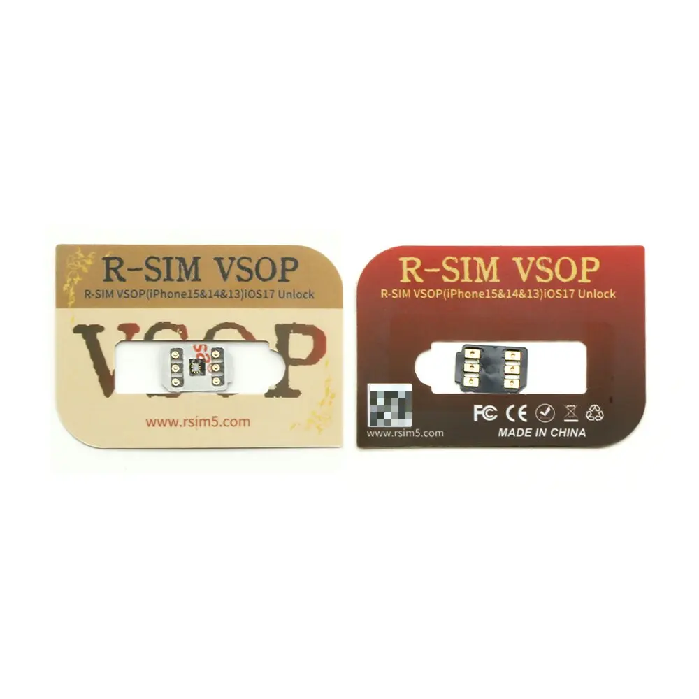 R-SIM VSOP With 3M Sticker QPE ESIM 5G CHIPS For IOS 17 Unlocked For IPhone 12 13 14 15 15 PM All Carriers Card Stickers