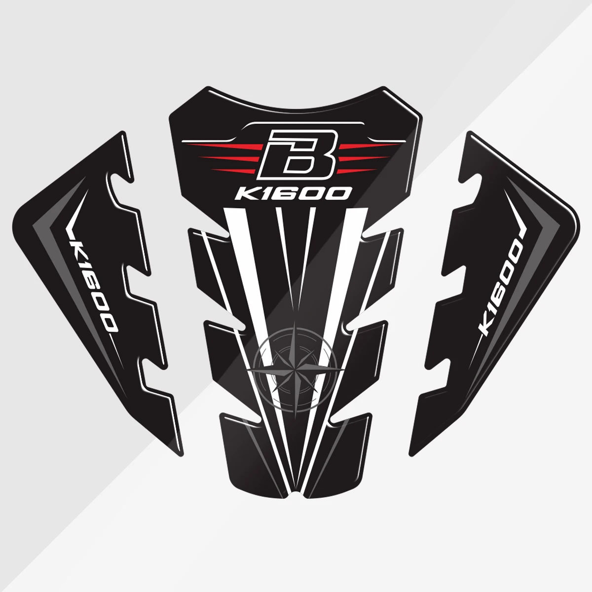 For BMW K1600B K1600 B K 1600 B Fuel Tank Sticker 3D Gel Sticker Fuel Tank Pad Protection Decals